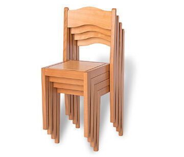 Stapel-Stühle
