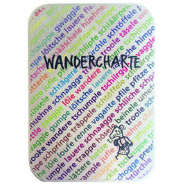 Wanderkarten in Dose, 54 Stück