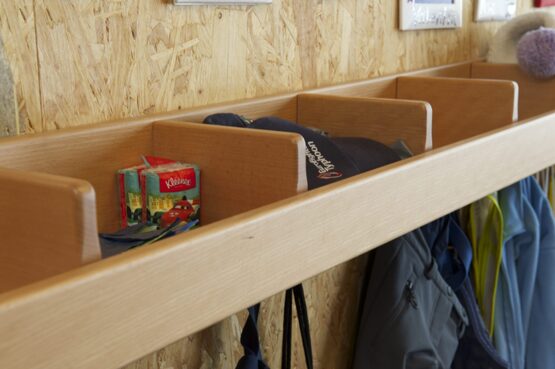 Wandgarderobe Kindergarten oder Kita