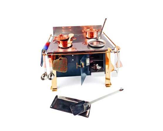 Kochherd, H 29cm, B 38.5cm, T 27cm im Set komplett